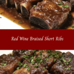 Red Wine Braised Short Ribs 🍷🥩