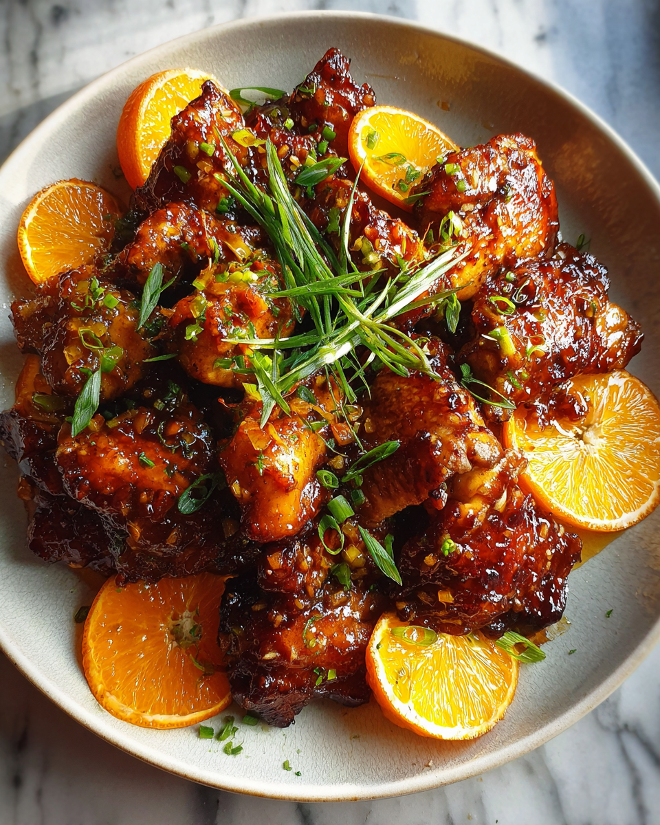Final dish - Zesty Delights: Discover the Magic of Roasted Orange Chicken