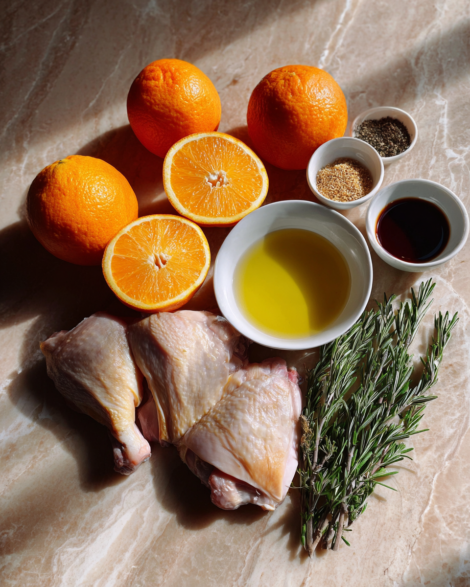 Ingredients for Zesty Delights: Discover the Magic of Roasted Orange Chicken