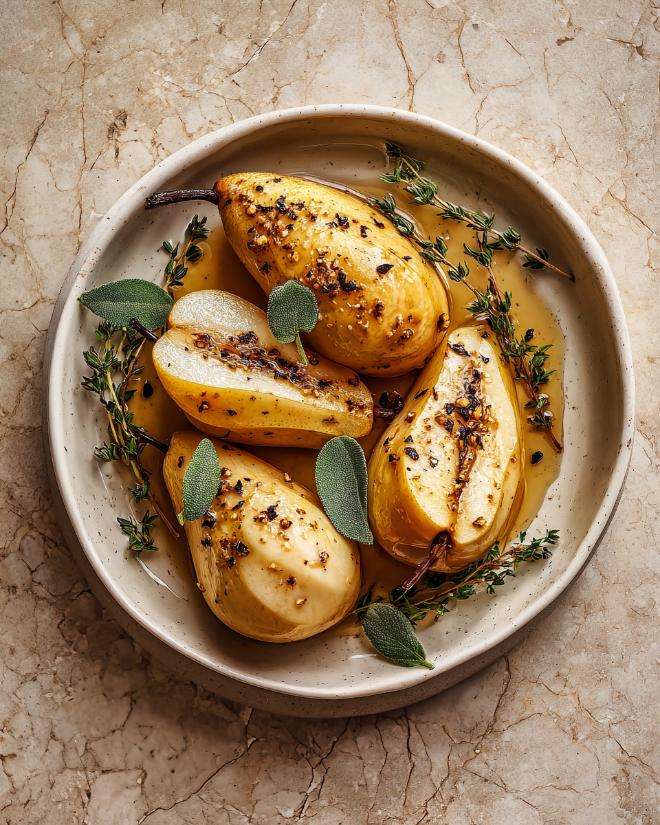 Final dish - Heavenly Roasted Pears: Your New Favorite Fall Dessert