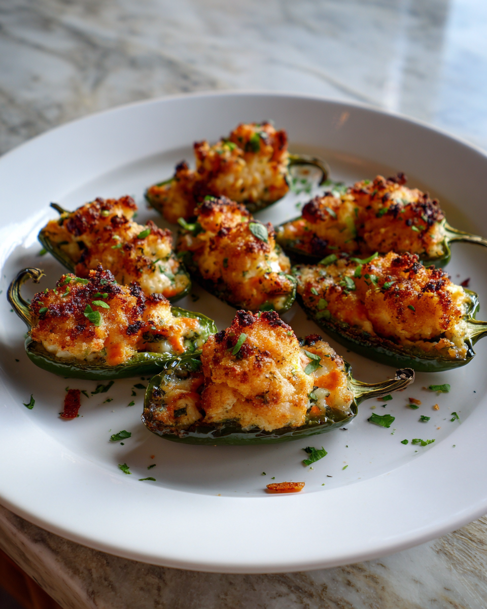 Final dish - Spice Up Your Snack Game with Shrimp Stuffed Jalapeño Poppers