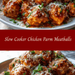 Irresistibly Easy Slow Cooker Chicken Parm Meatballs for a Cozy Meal