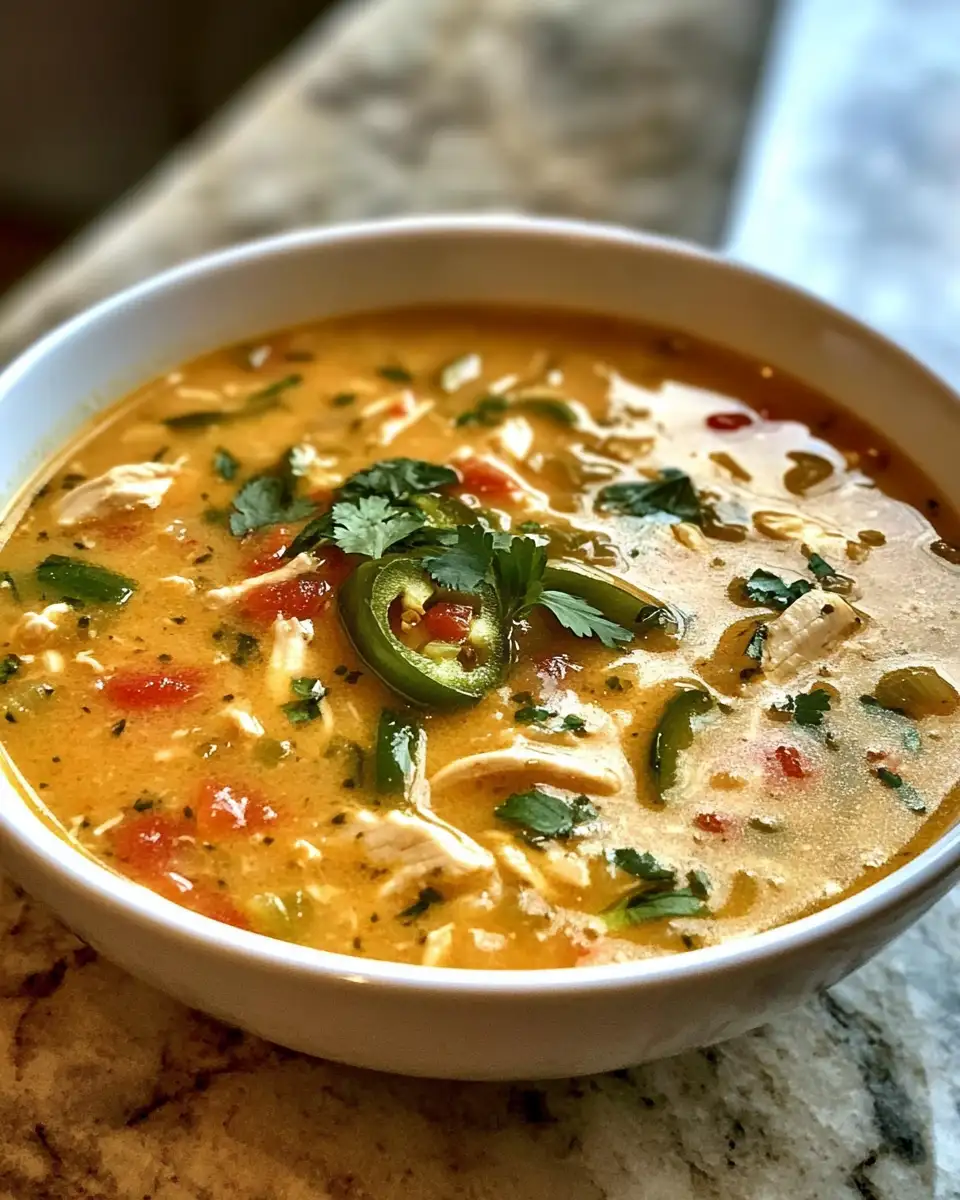 Final dish - Warm Up Your Winter with Spicy Jalapeño Popper Chicken Soup