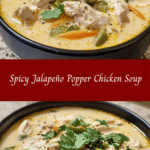Spicy Jalapeño Popper Chicken Soup 🌶️🍲
