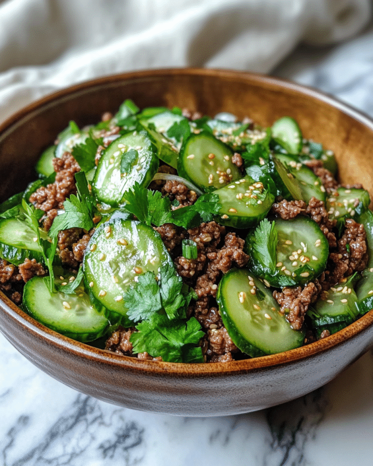 Spice Up Your Dinner with Korean Ground Beef and Refreshing Cucumber Salad - Featured Image