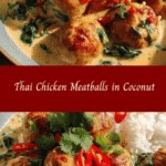 A Taste of Thailand: Savory Chicken Meatballs in Creamy Coconut Curry