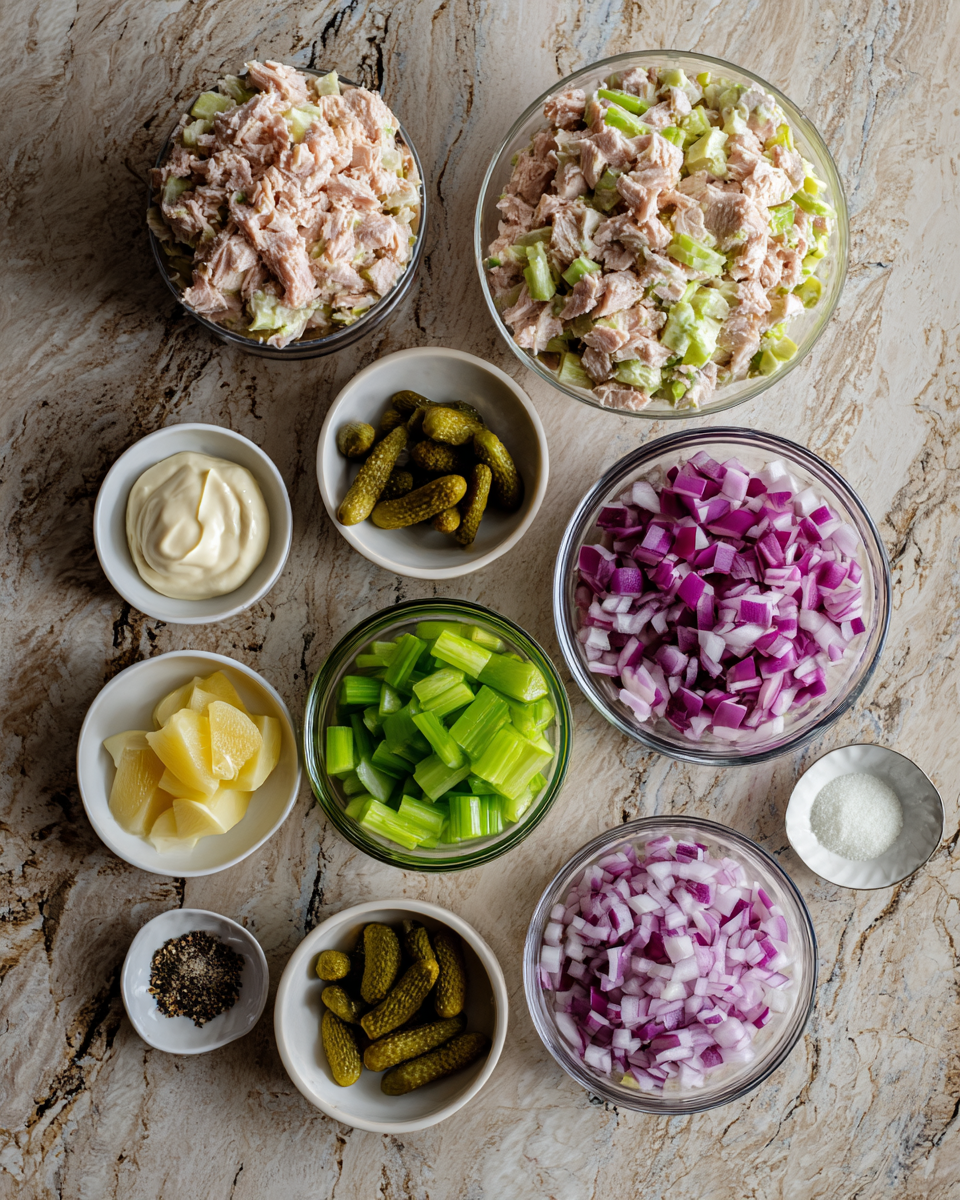 Ingredients for Tantalizing Tuna Salad: A Fresh Twist on a Classic Favorite