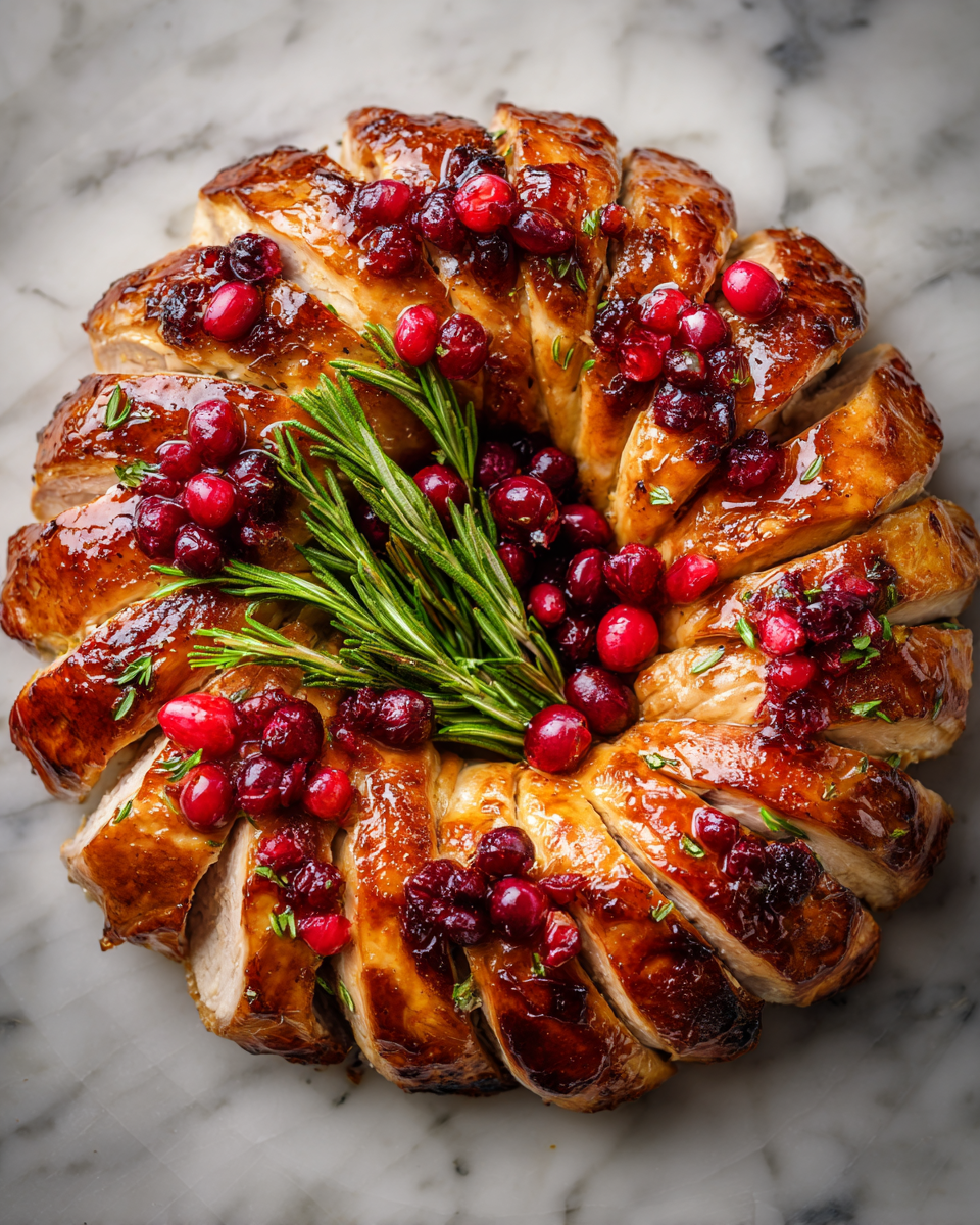 Final dish - Gobble Up This Irresistible Turkey and Cranberry Crescent Ring