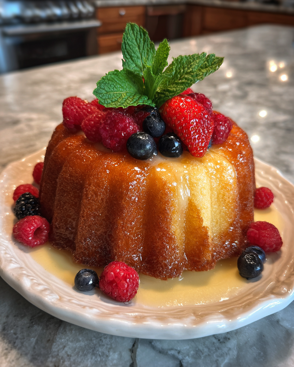 Final dish - Heavenly Delight: Indulge in the Perfect Vanilla Buttermilk Pound Cake