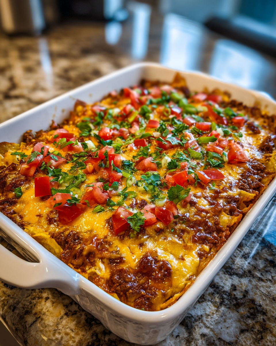 Final dish - Ultimate Walking Taco Casserole: A Flavorful Fiesta in Every Bite