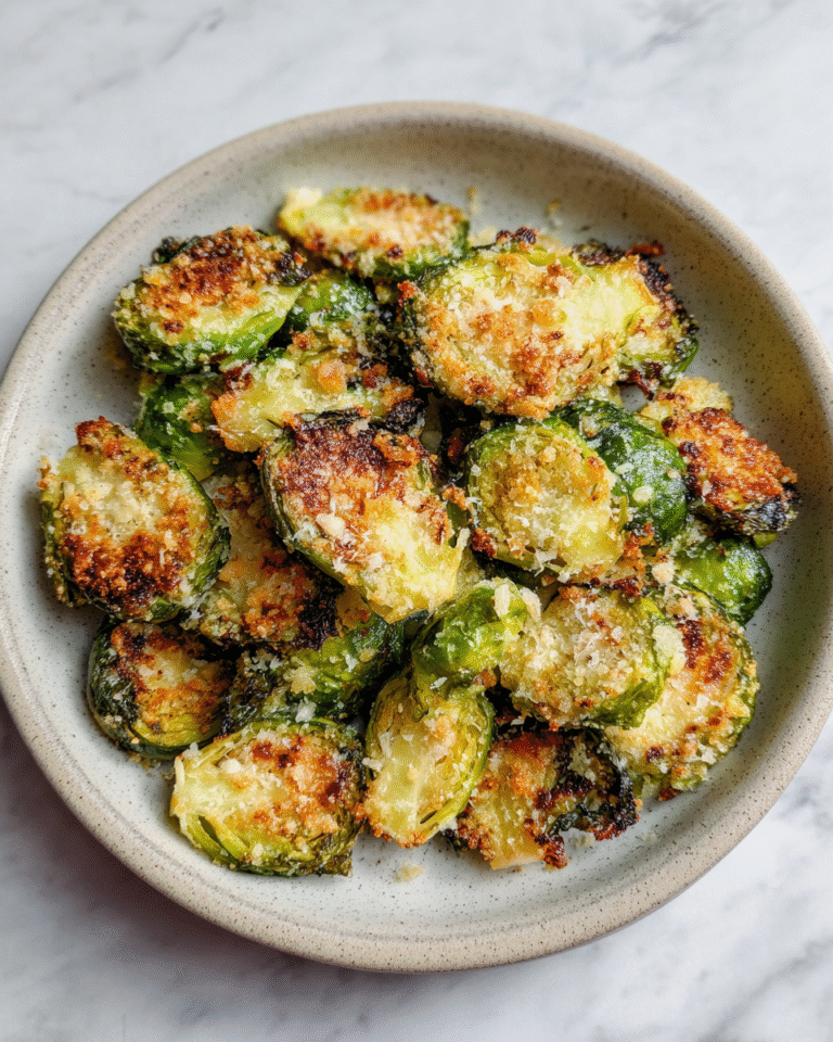Crispy Air Fryer Garlic Parmesan Brussels Sprouts You Need to Try - Featured Image