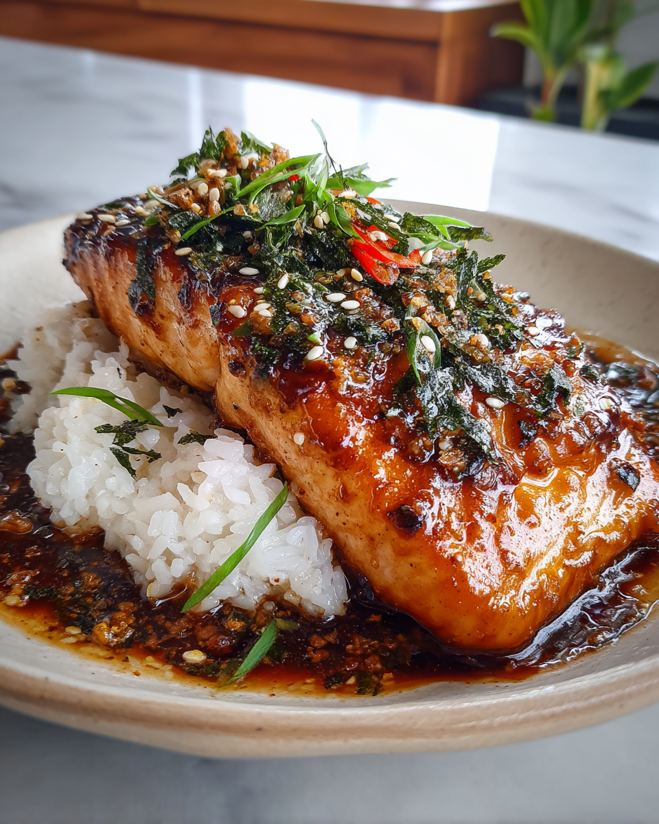 Final dish - Irresistibly Delicious Asian Glazed Salmon Recipe to Try Tonight
