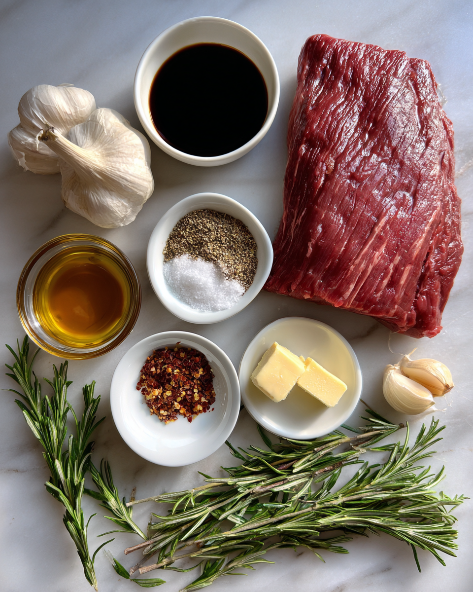 Ingredients for Irresistible Balsamic Flank Steak Recipe That Will Elevate Your Dinner Game