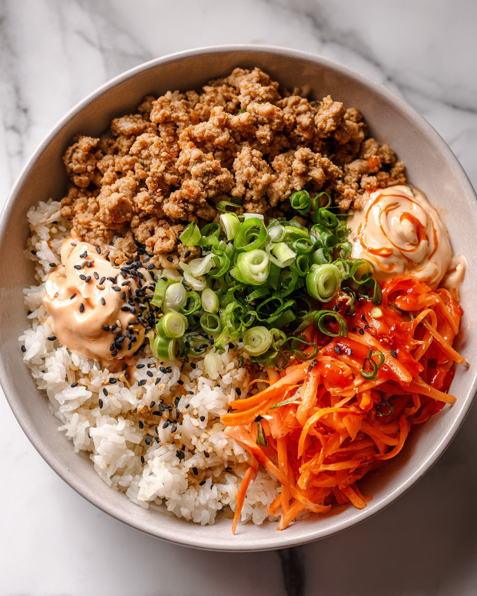 Ingredients for Bang Bang Ground Turkey Rice Bowls That Will Spice Up Your Dinner Tonight
