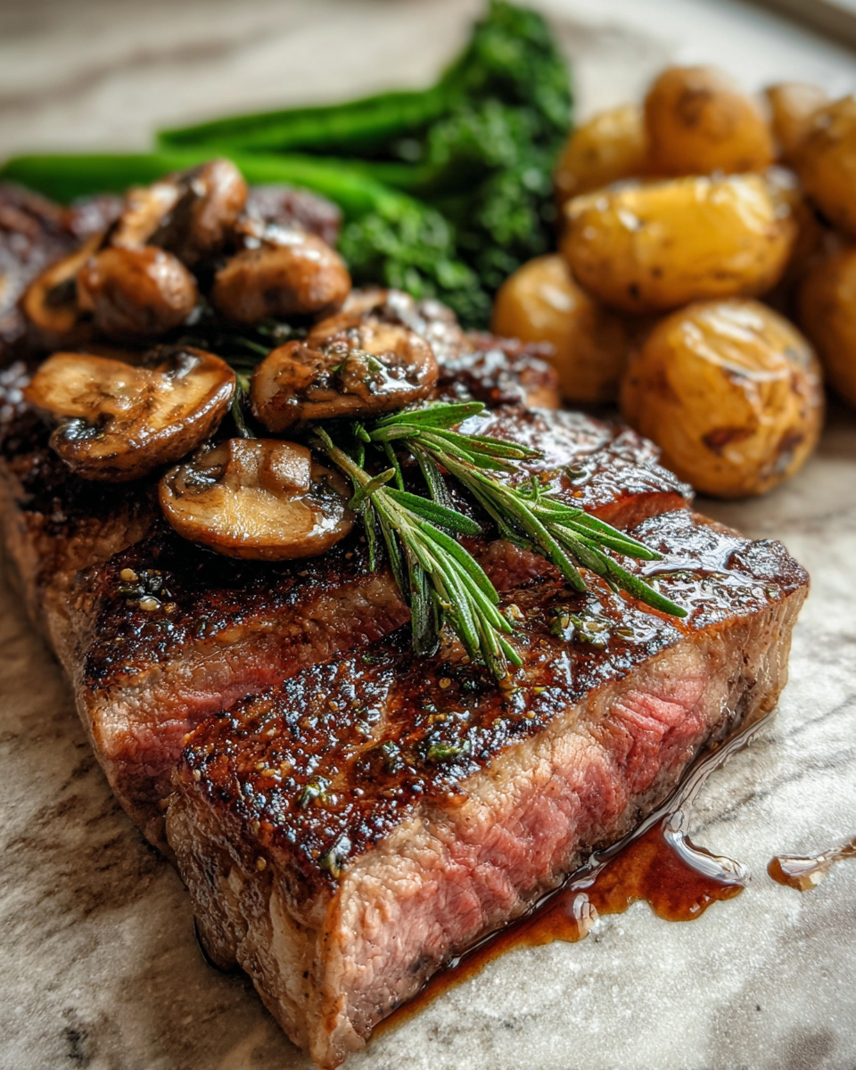 Final dish - Savor the Bold Flavor of Bison Ribeye Steak Like Never Before