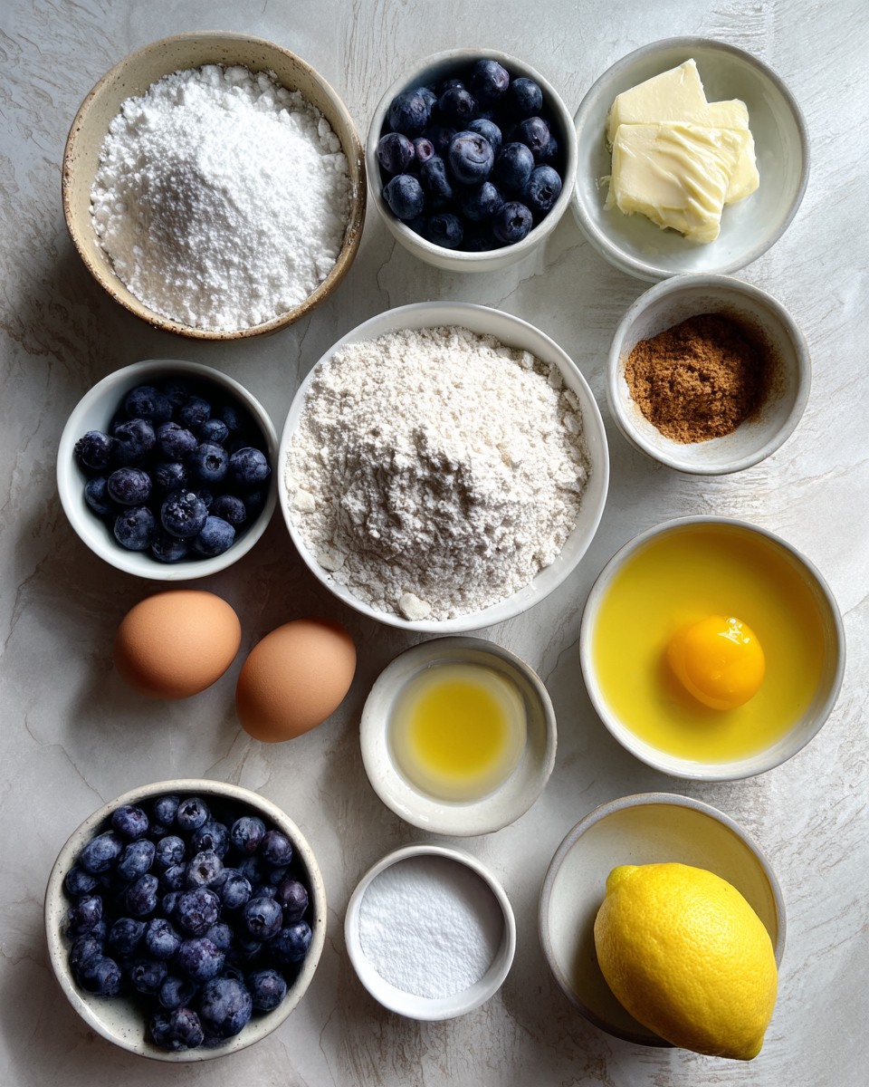 Ingredients for Irresistible Blueberry Lemon Pancake Bites You Need to Try Today