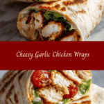 Irresistibly Cheesy Garlic Chicken Wraps for a Flavor-Packed Meal