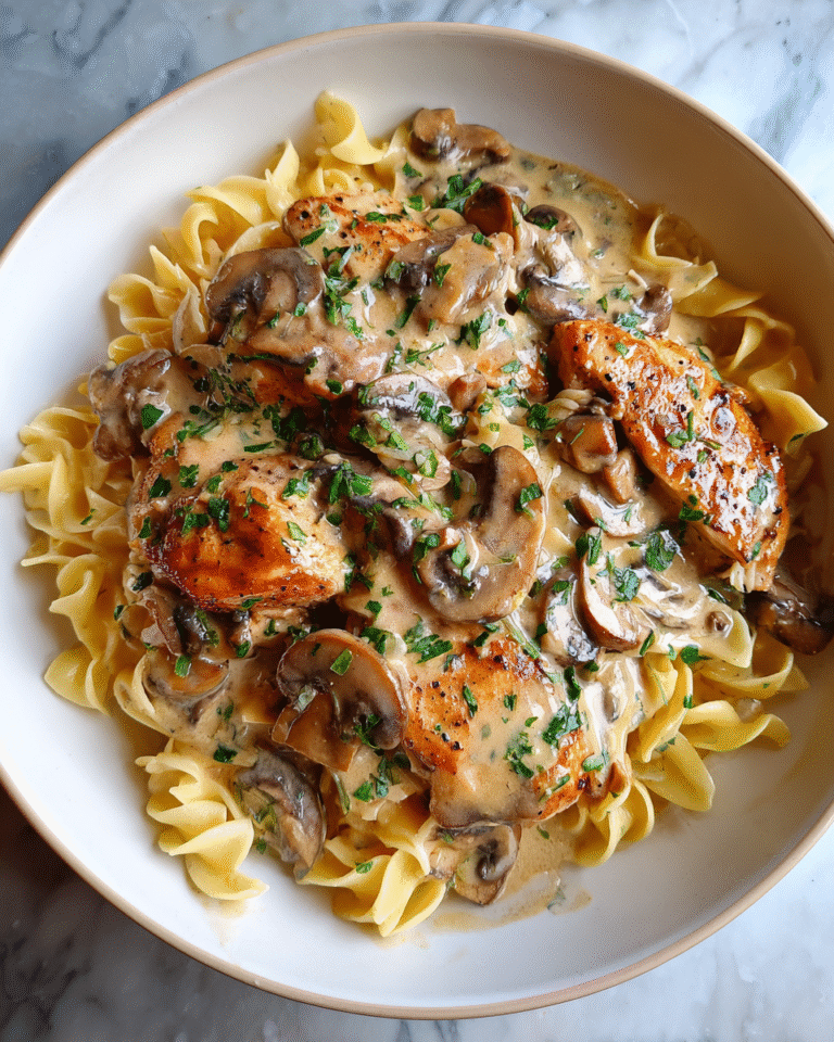 Savor the Flavor: Irresistible Chicken Marsala Pasta Magic - Featured Image
