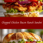 The Ultimate Chopped Chicken Bacon Ranch Sandwich You Need to Try