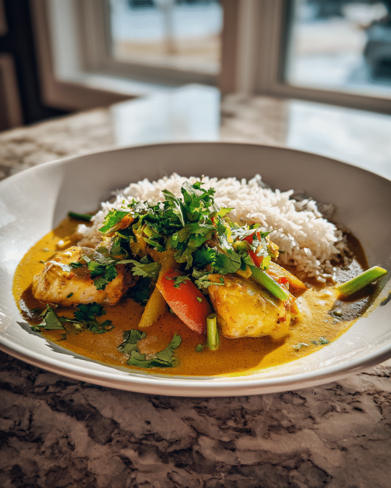 Tropical Bliss Coconut Lime Fish Curry Recipe to Savor - Featured Image