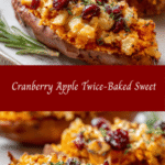 Cranberry Apple Twice-Baked Sweet Potatoes A Delicious Fall Twist