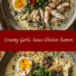 Creamy Garlic Sauce Chicken Ramen Recipe That Will Warm Your Soul