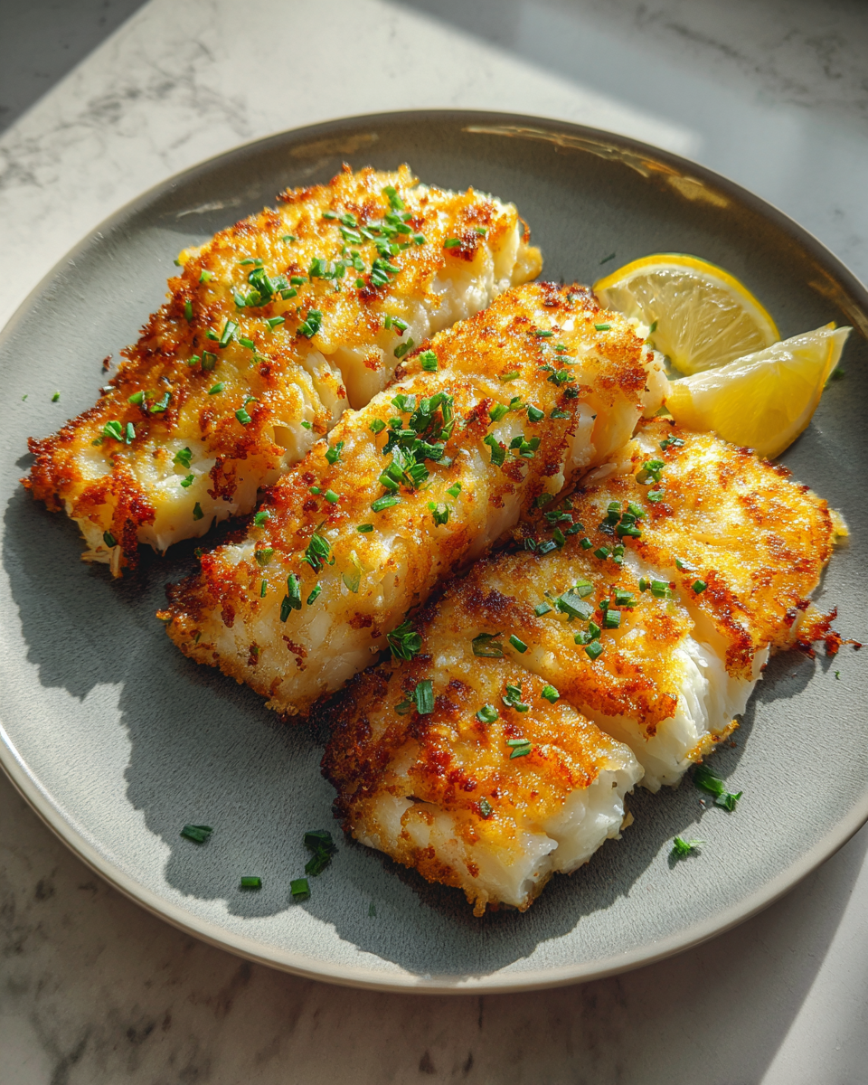 Final dish - Crispy and Flaky Air Fryer Cod: A Deliciously Easy Recipe for Perfectly Cooked Fish