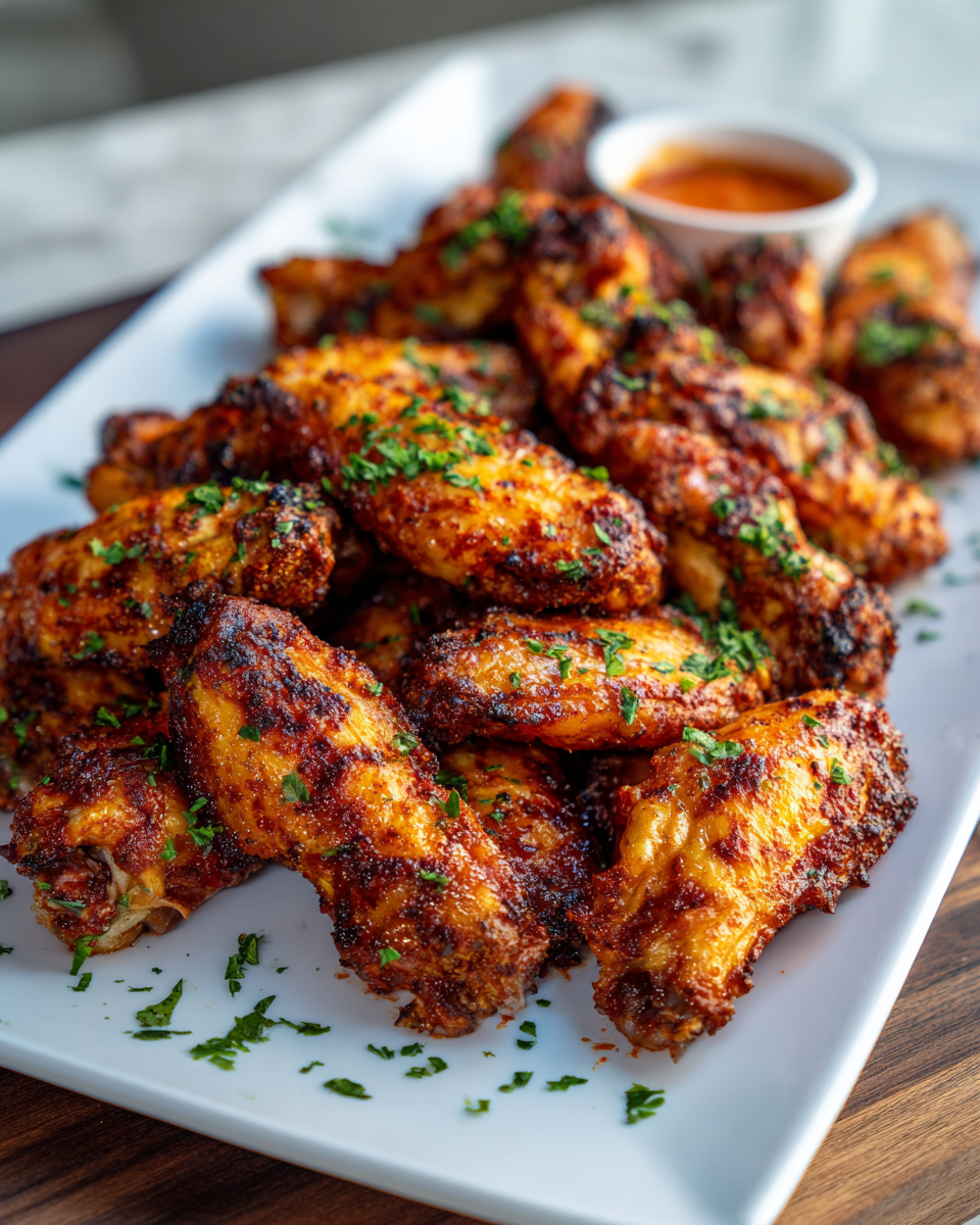 Final dish - Crispy Dry Rub Chicken Wings Bake That Will Transform Your Game Day