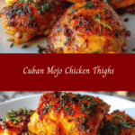 Irresistible Cuban Mojo Chicken Thighs Bursting with Flavor