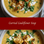 Warm Up Your Soul with This Creamy Curried Cauliflower Soup Recipe