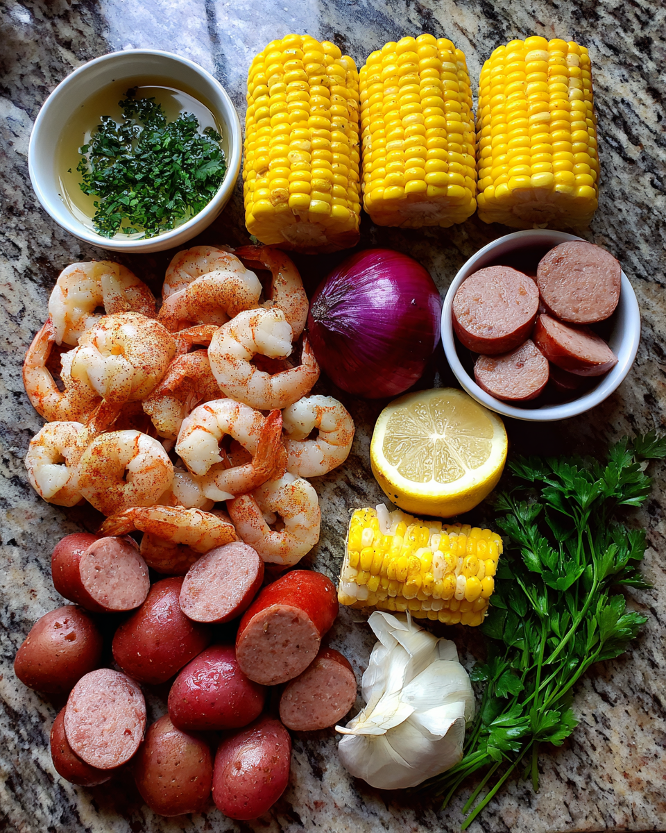 Ingredients for Dive Into Flavor With Curts Super Boil Feast