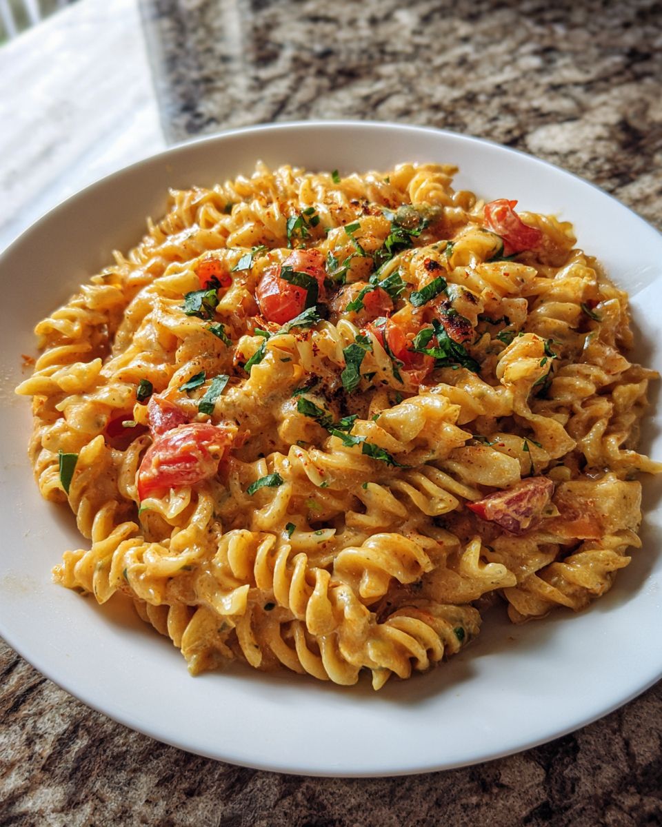 Final dish - Festive Rotel Pasta Fiesta That Will Spice Up Your Holiday Table