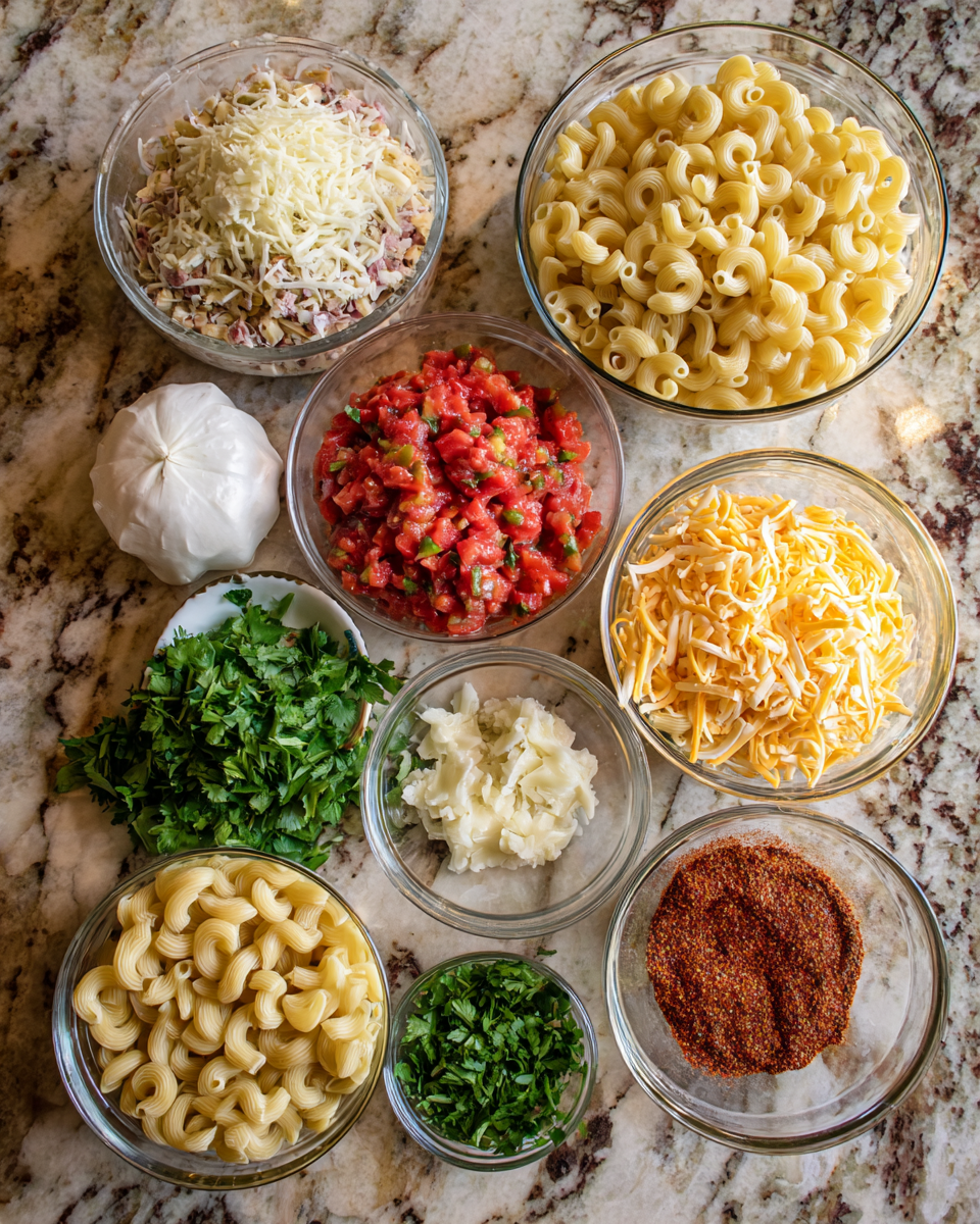 Ingredients for Festive Rotel Pasta Fiesta That Will Spice Up Your Holiday Table