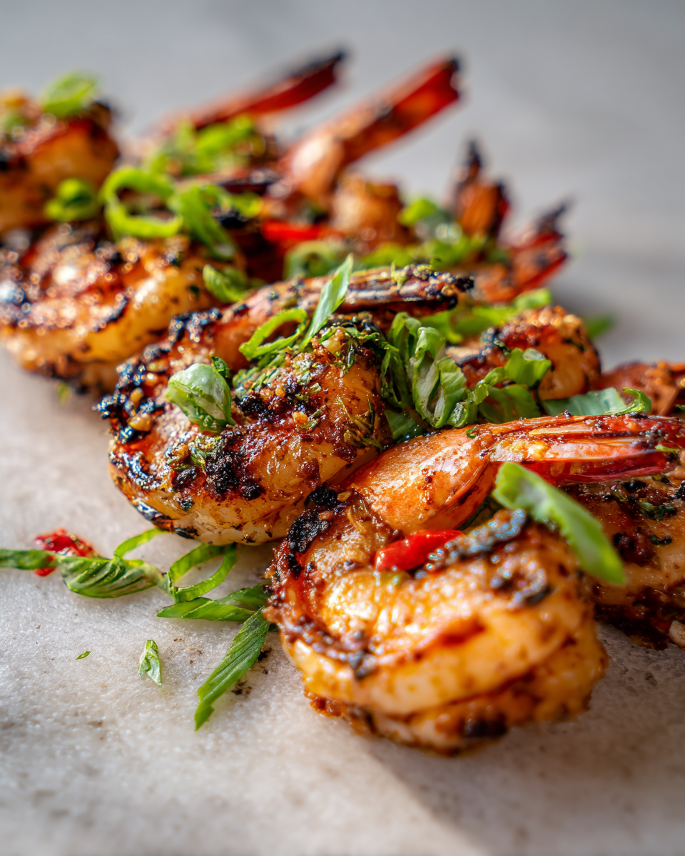 Final dish - Flavor-Packed Thai Shrimp Wrapped in Crispy Goodness