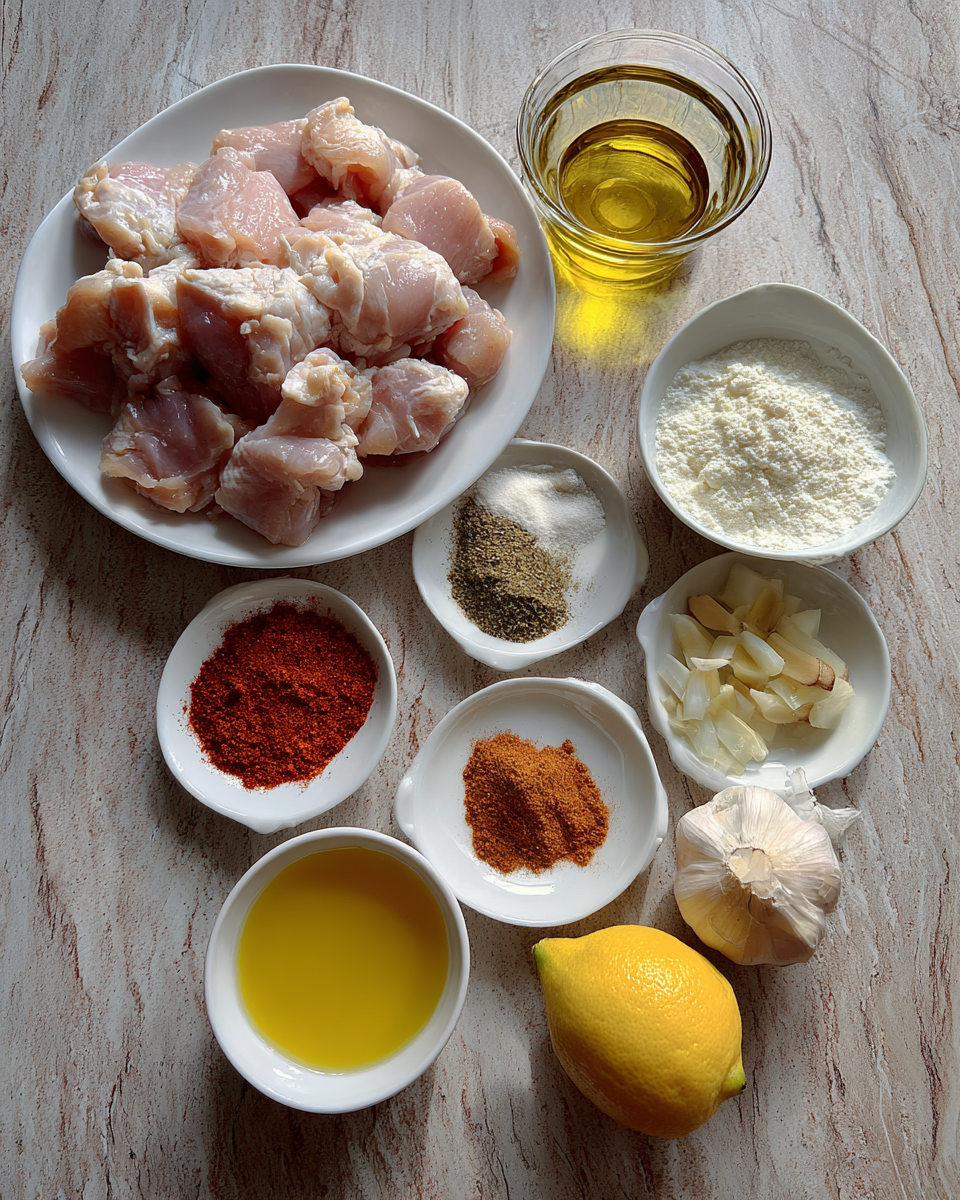 Ingredients for Irresistible Garlic Chicken Shawarma Recipe That Will Spice Up Your Dinner Tonight
