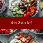 Savor the Mediterranean: Greek Chicken Bowls for a Flavorful Feast