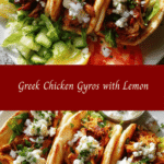 Zesty Greek Chicken Gyros with Lemon That Will Transport Your Taste Buds to the Mediterranean