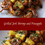 Sizzling Grilled Jerk Shrimp and Pineapple Skewers for a Tropical Feast