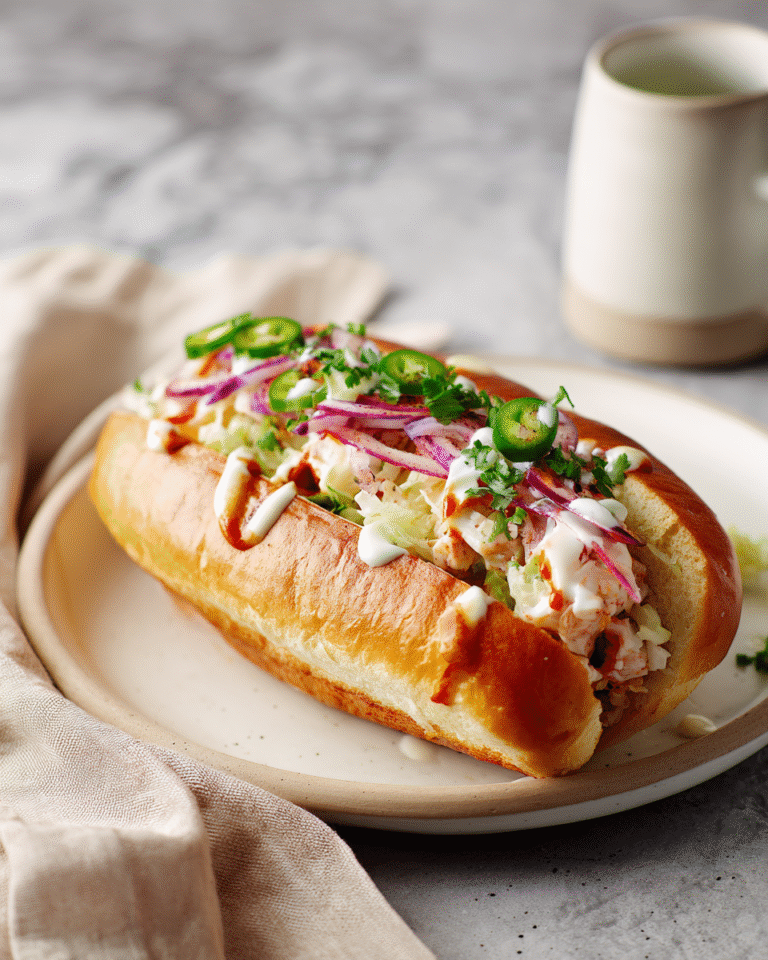 Tropical Twist Delight Hawaiian Hot Dog Recipe - Featured Image