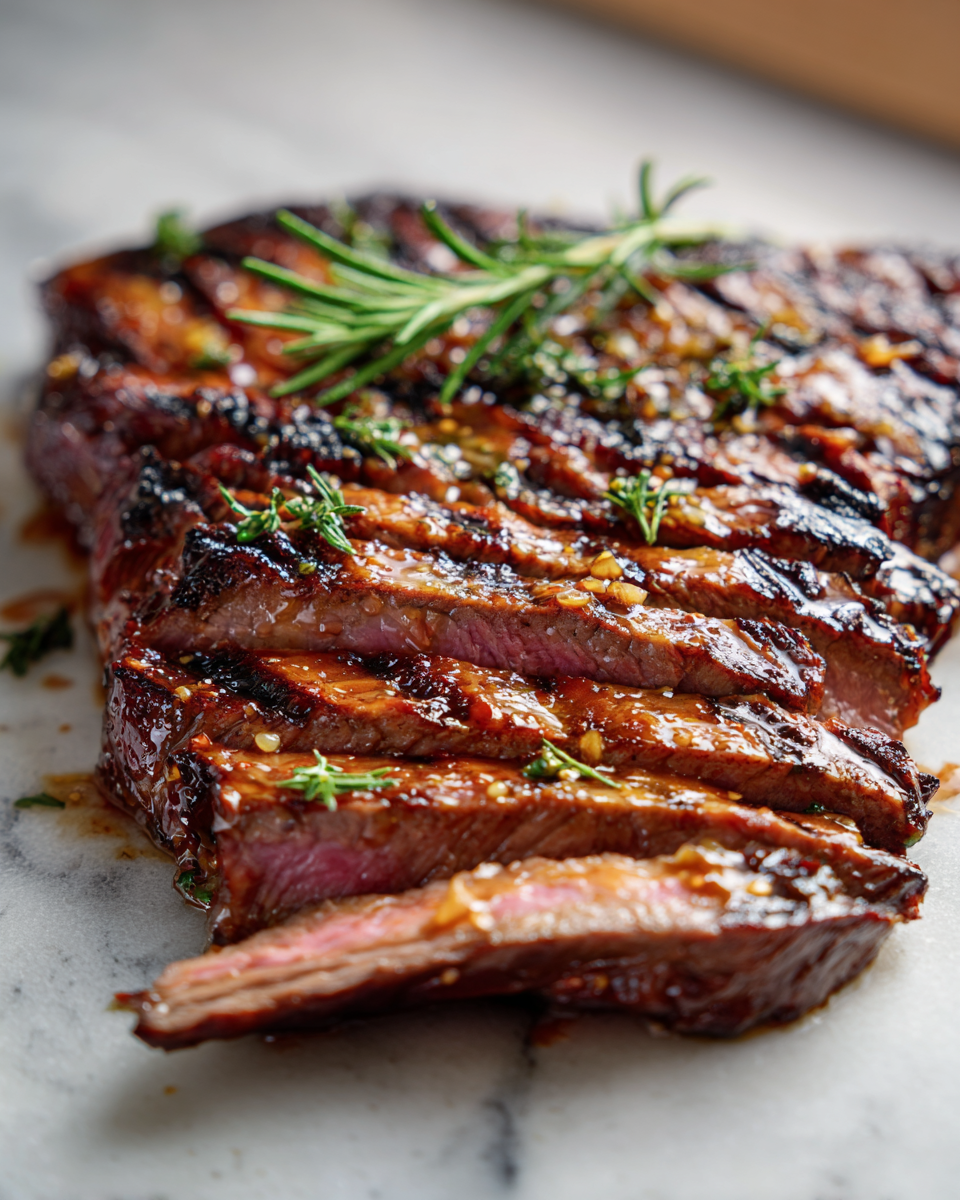 Juicy Flank Steak with Soy Marinade That Will Elevate Your Dinner Game 6 Final dish - Juicy Flank Steak with Soy Marinade That Will Elevate Your Dinner Game