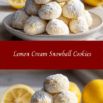 Irresistible Lemon Cream Snowball Cookies You Have to Try