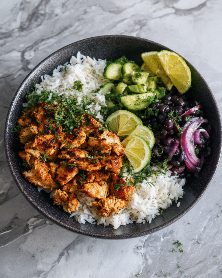 Zesty Lime Chicken and Rice Bowls Perfect for a Quick and Flavorful Meal - Featured Image
