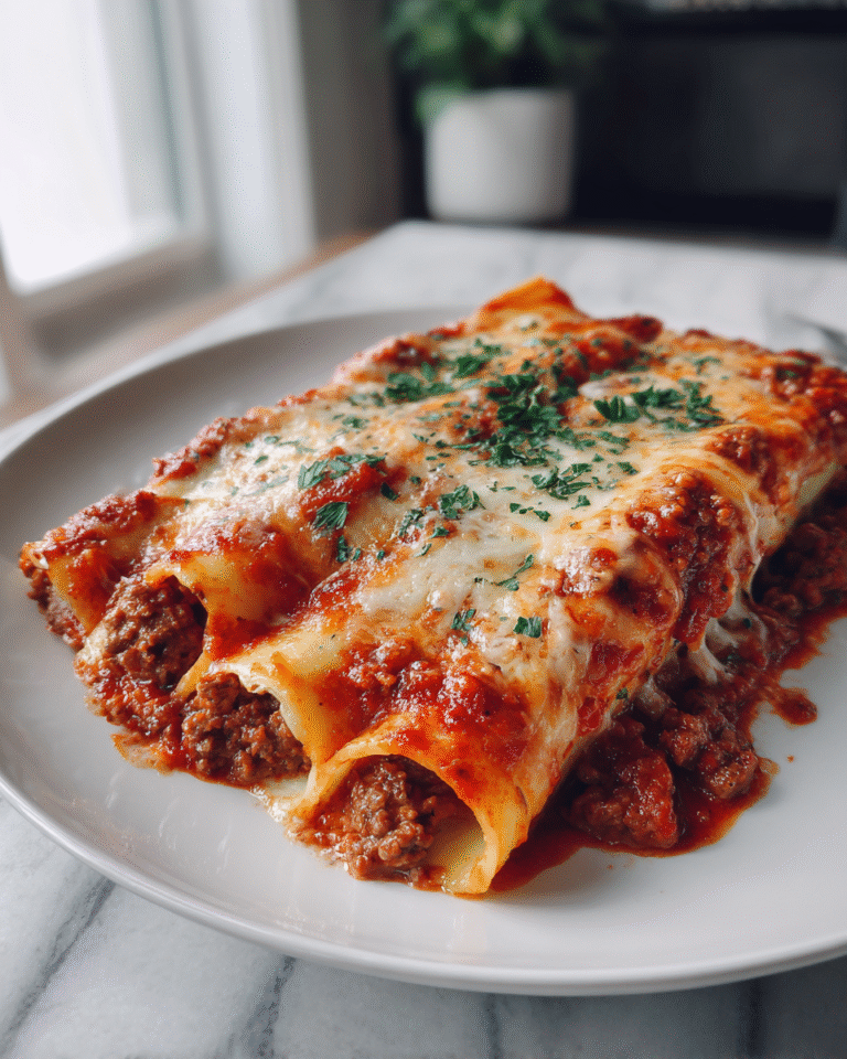 Manicotti Meat Sauce Perfection The Ultimate Comfort Food Recipe - Featured Image