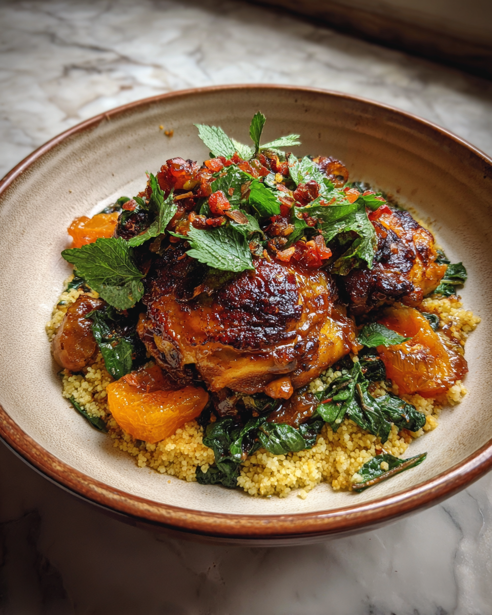 Final dish - Discover the Exotic Flavors of Moroccan Chicken and Orange Tagine
