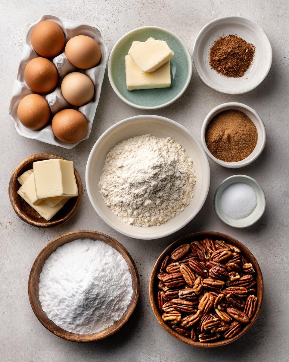 Ingredients for Irresistible Must-Try Butter Pecan Cookies You Need in Your Life