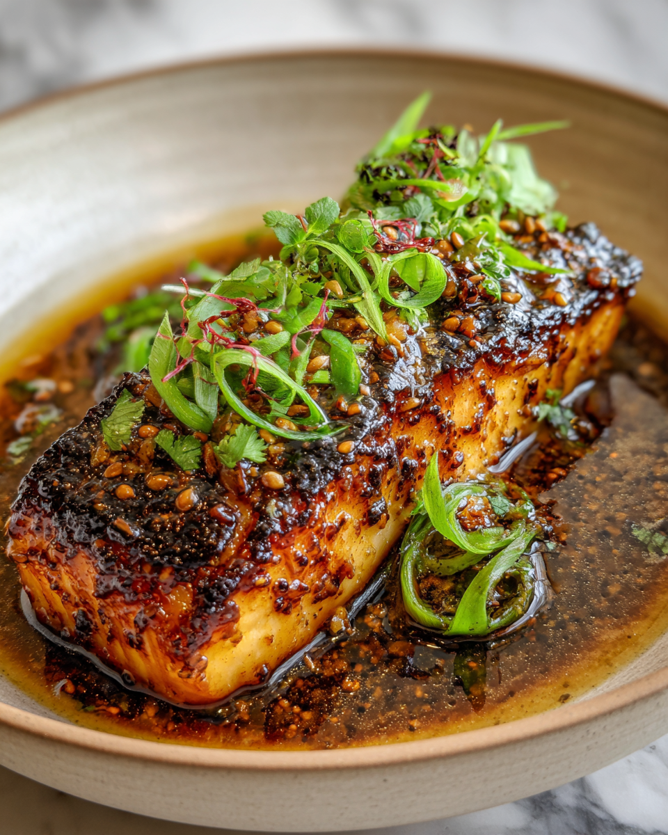 Final dish - Unlocking the Secrets of Nobus Miso-Marinated Black Cod Recipe