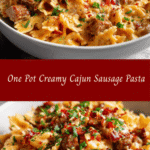 One Pot Creamy Cajun Sausage Pasta Recipe for Effortless Flavor