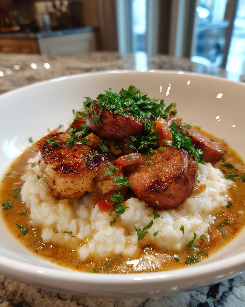Final dish - Soulful Orleans Cajun Chicken Andouille Sausage Gumbo Recipe to Warm Your Soul