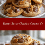 Irresistible Peanut Butter Chocolate Caramel Cookies You Have to Try