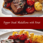 Savor the Flavor of Pepper Steak Medallions with Potatoes